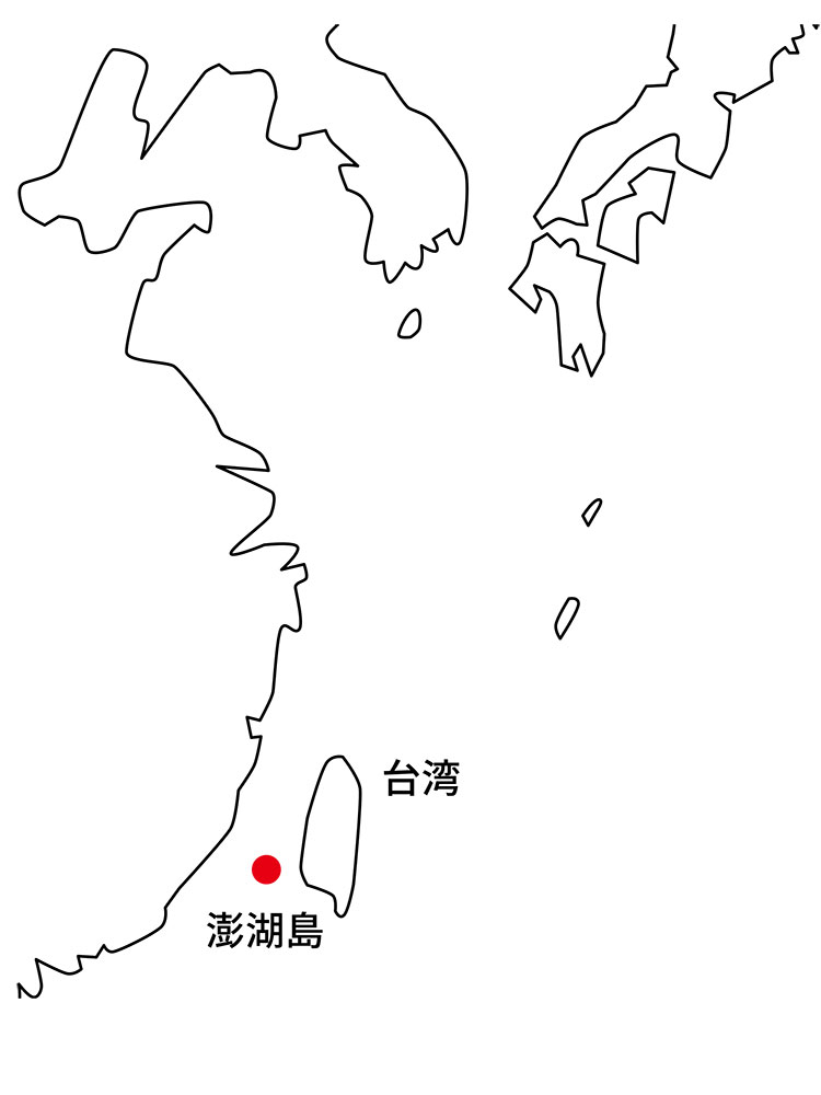 澎湖島地図